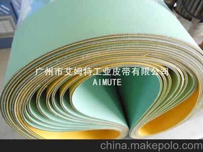 进口强力型片基传动平皮带 浅绿黄片基传动带特性与工业应用全解析